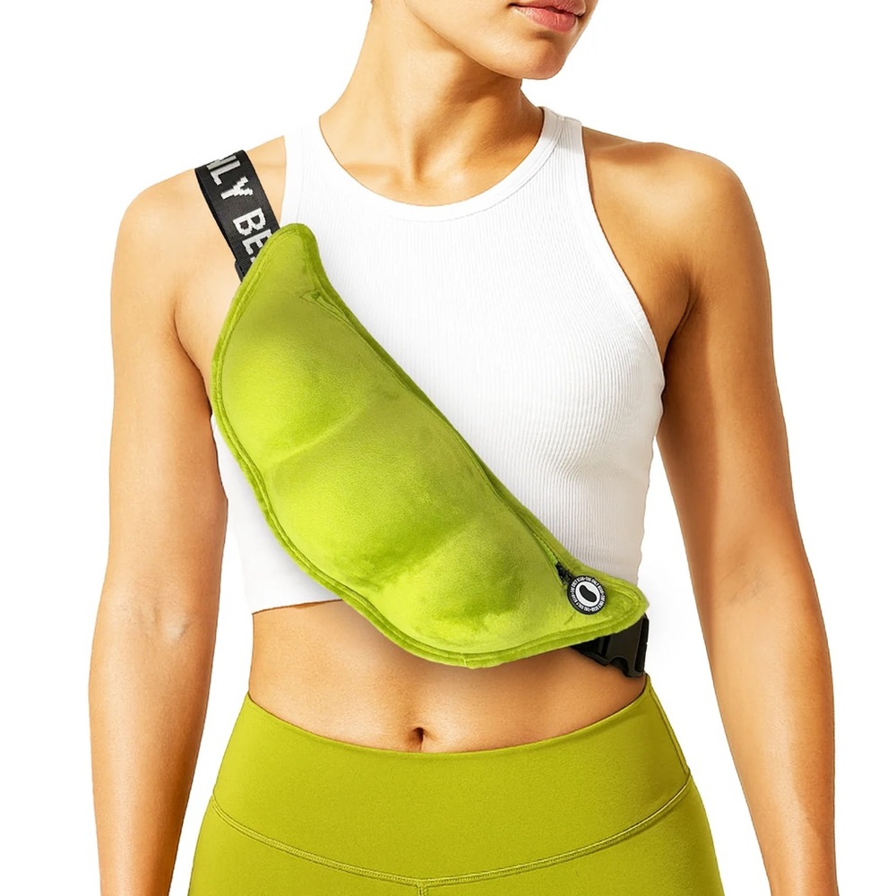 The Only Bean EDAMAME Plush Pod Fanny Pack – NWT